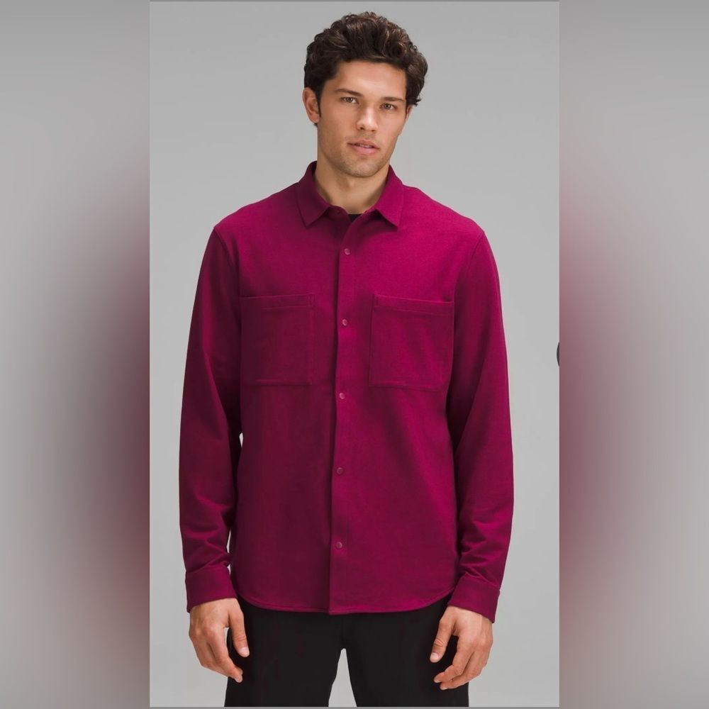 NWOT XXL Lululemon Soft Knit Overshirt French Terry Long Sleeve Shirt